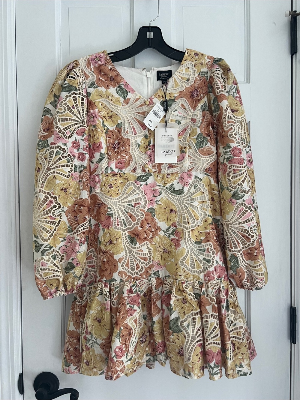 Girls Bardot Junior Perdita Broderie Dress